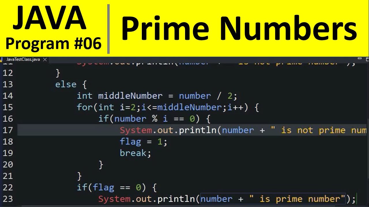 How to Write a Simple Program on Prime Number in Java: A Beginner’s Guide