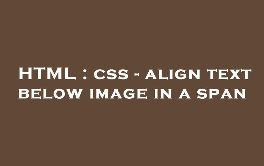 How to Bring Text Below Image in HTML and CSS: A Simple Guide for Beginners